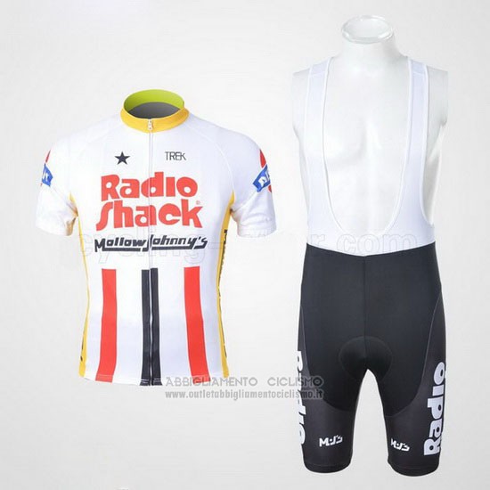 2011 Abbigliamento Ciclismo Radioshack Campione Stati Uniti Manica Corta e Salopette